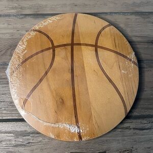 Longaberger NEW 2007 Basketball “Tip Off” Woodcraft LID Fits 7” Keeping Basket